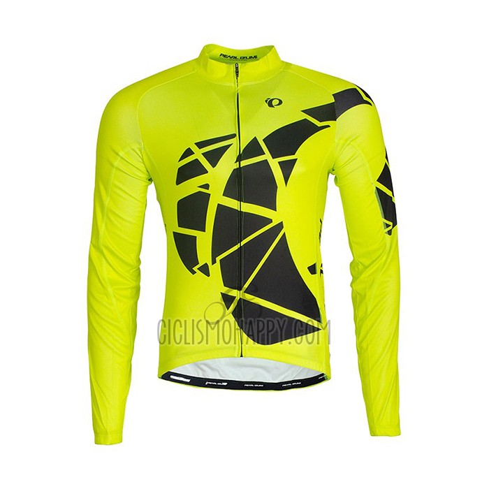 Pearl Izumi Cycling Jersey Bib Tight 2021 Men Long Sleeve Yellow